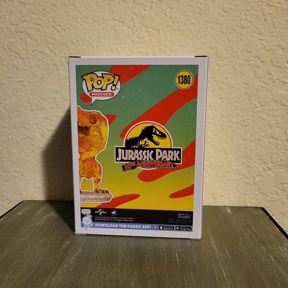Funko Pop Movies Jurassic Park Tyrannosaurus Rex (Wal-Mart Exclusive) #1380 - Picture 3 of 5